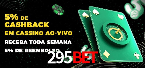 Promoções do cassino ao Vivo 295bet